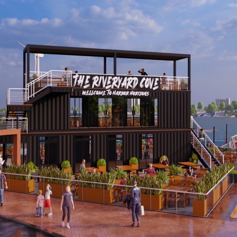 Restaurant landscape (Netherlands) designed by Island Strokes team